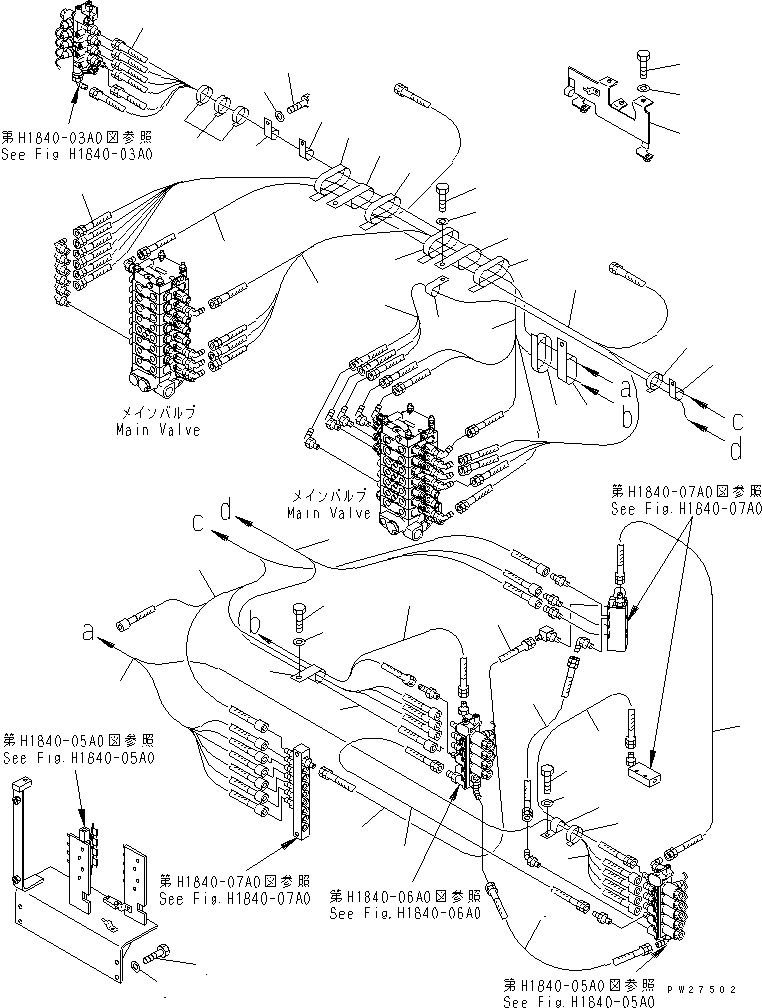 Шланг в сборе 8288-62-1311 KOMATSU