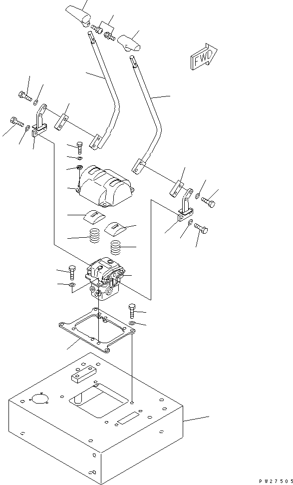 Коробка 8288-43-1112 KOMATSU