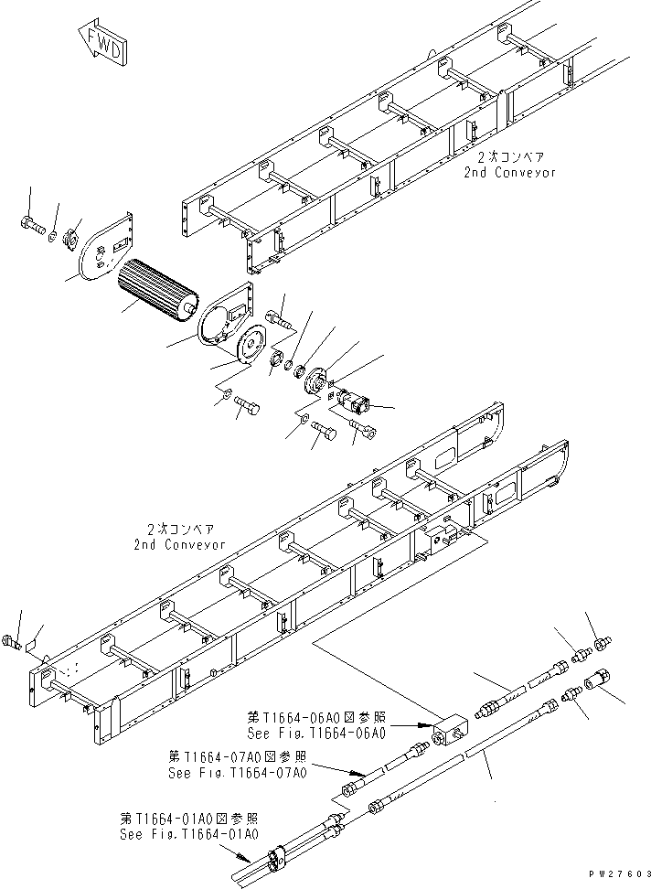 Рама правая 8288-79-1130 KOMATSU