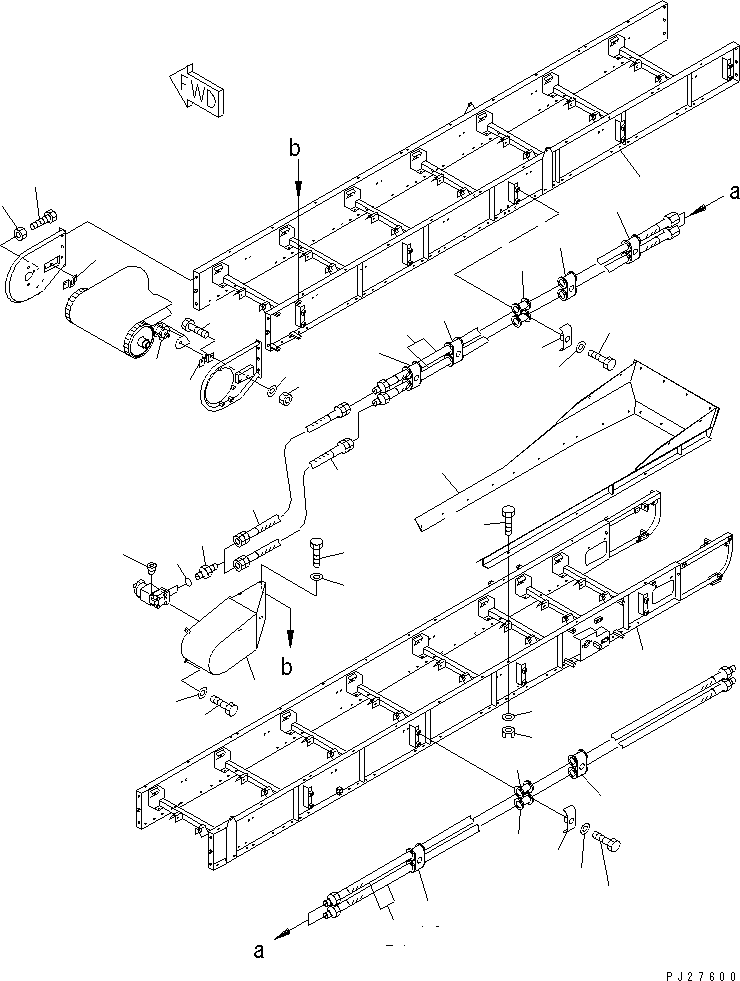 Рама 8288-79-1720 KOMATSU