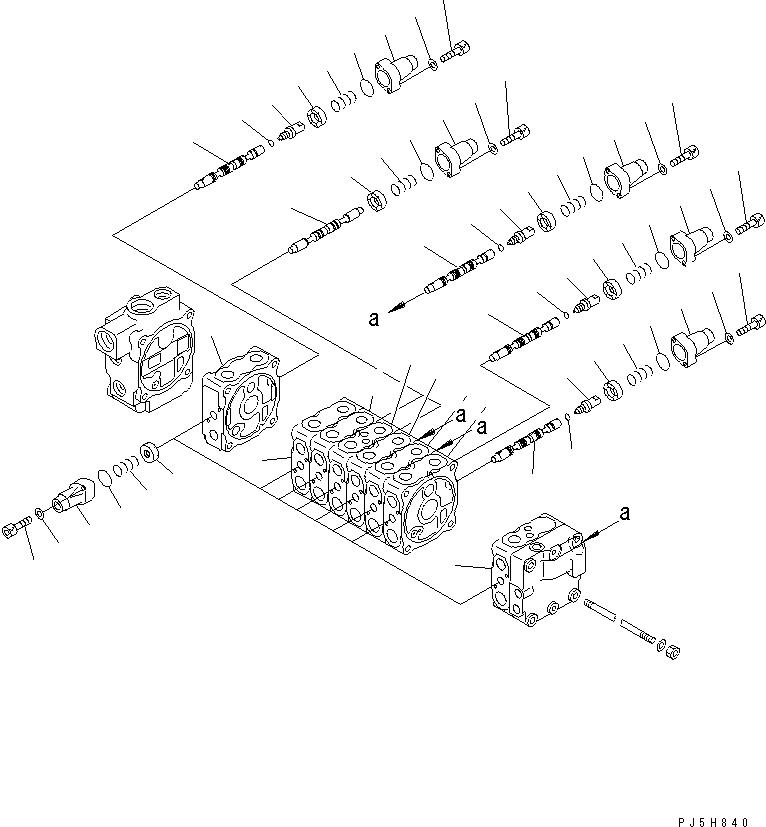 Управляющий клапан 723-28-11400 KOMATSU