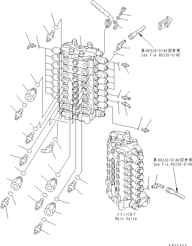 клапан в сборе 723-38-19302 KOMATSU