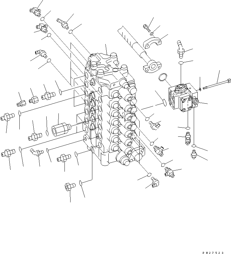 клапан в сборе 723-37-19300 KOMATSU