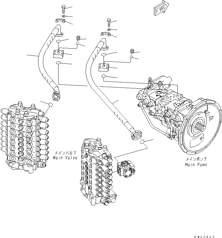 Шланг 8255-62-1121 KOMATSU