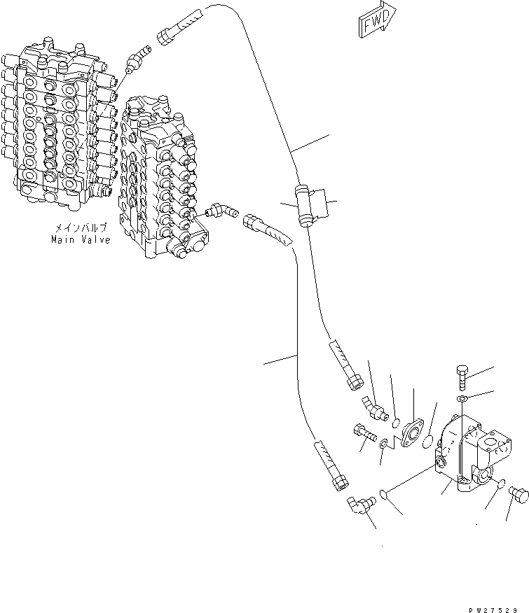 Фланец 8255-62-1321 KOMATSU