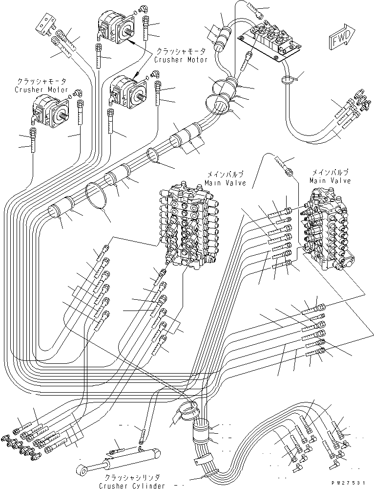 Шланг 07123-00527 KOMATSU