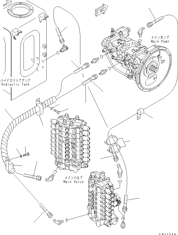Шланг в сборе 8255-62-1420 KOMATSU