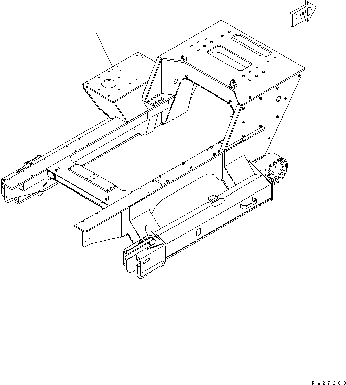 FRAME,MAIN 8255-46-2210 KOMATSU