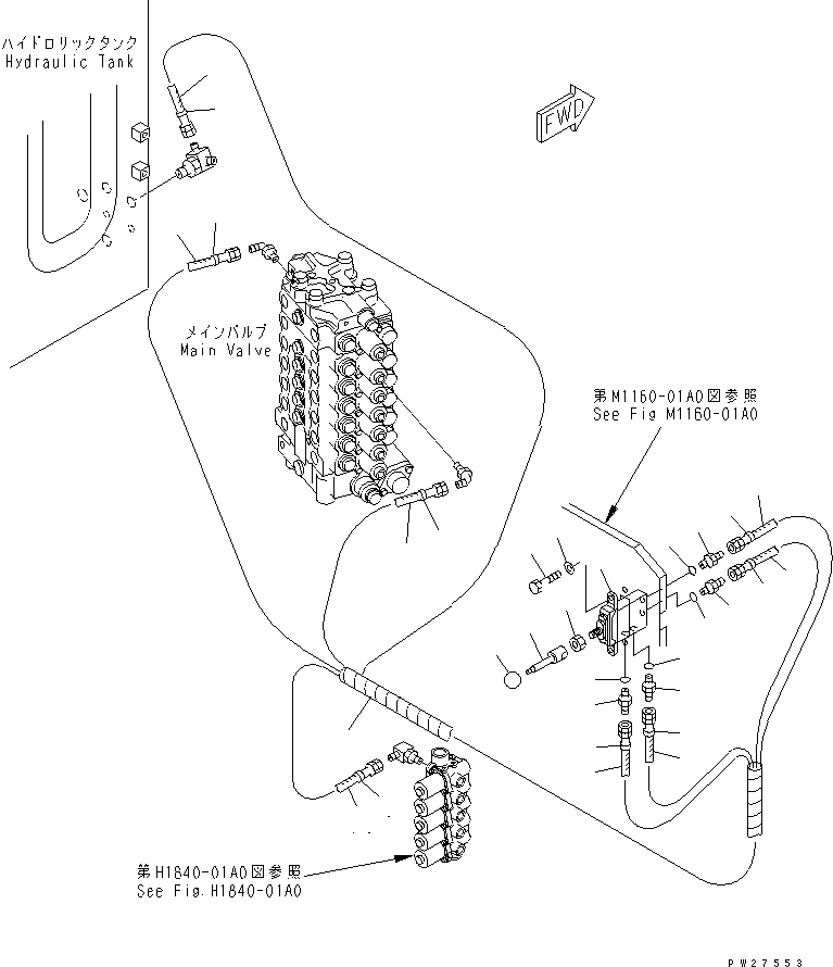Шланг в сборе 8255-62-1460 KOMATSU