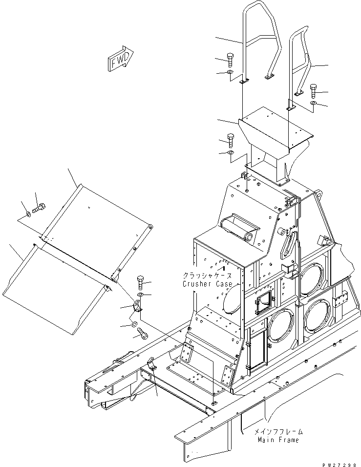 Направляющая 8255-54-1541 KOMATSU
