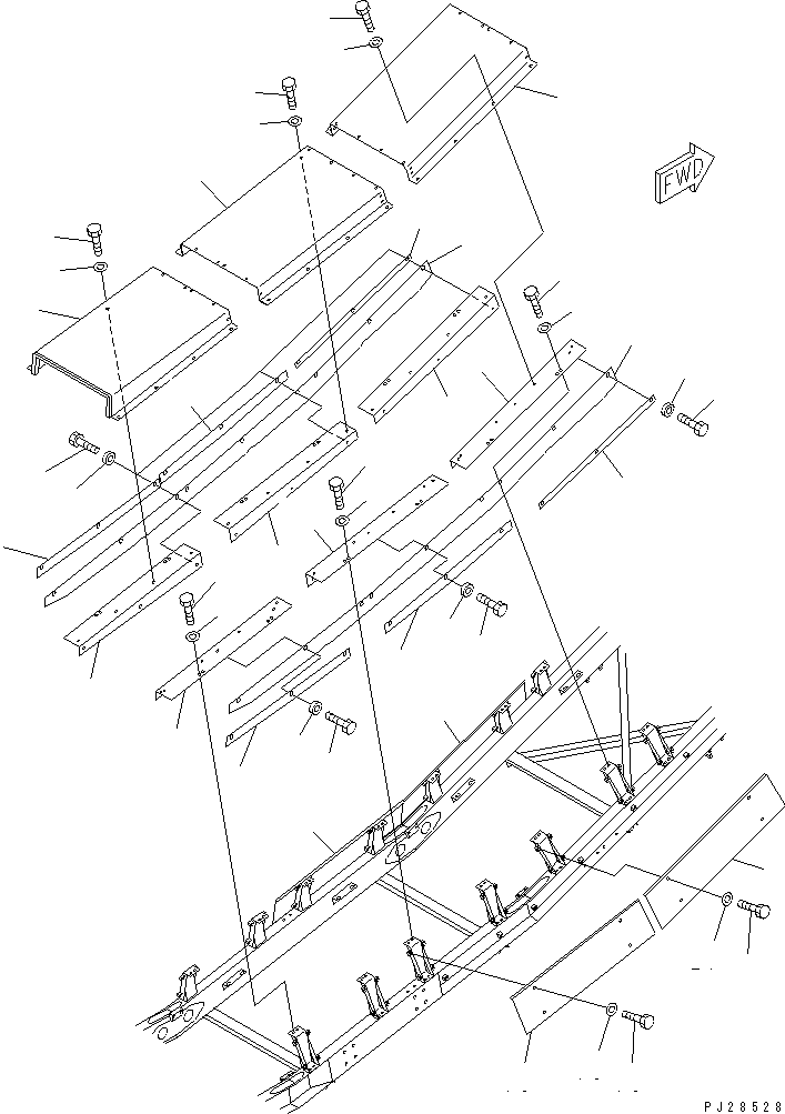 Пластина 8255-75-2561 KOMATSU