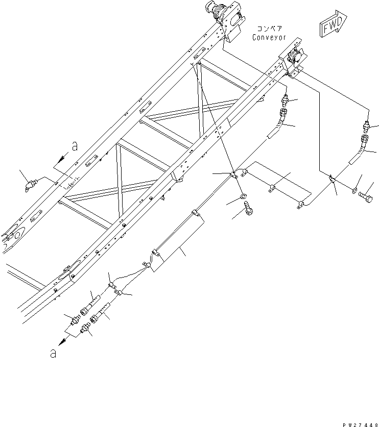 Шланг 8272-75-2580 KOMATSU