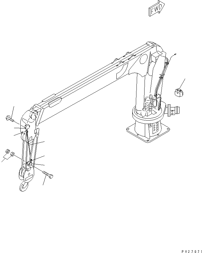 WEIGHT ASS'Y UNN19101811 KOMATSU
