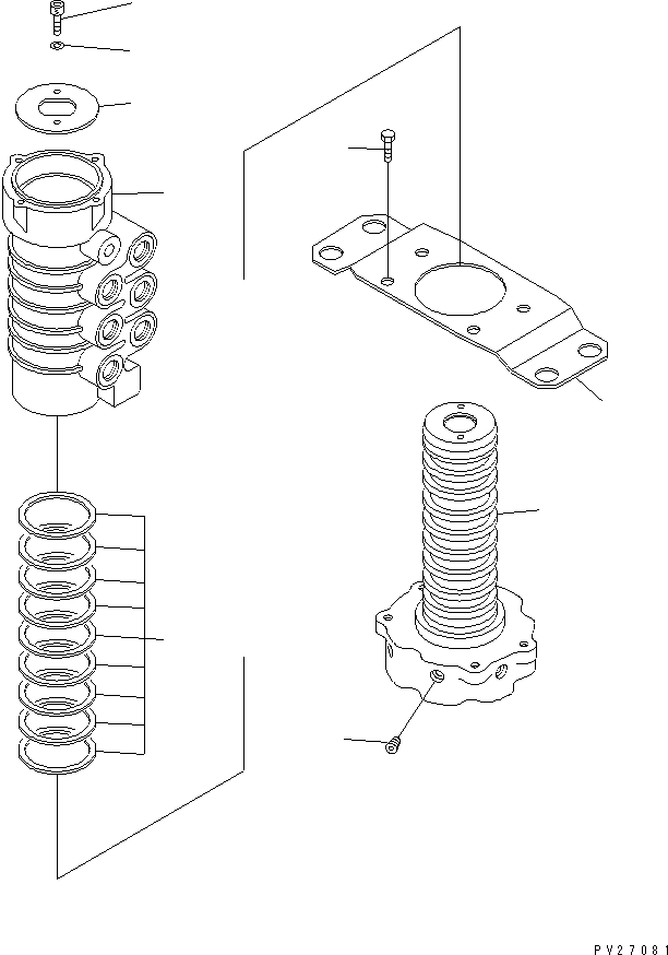 Корпус UN080543021 KOMATSU