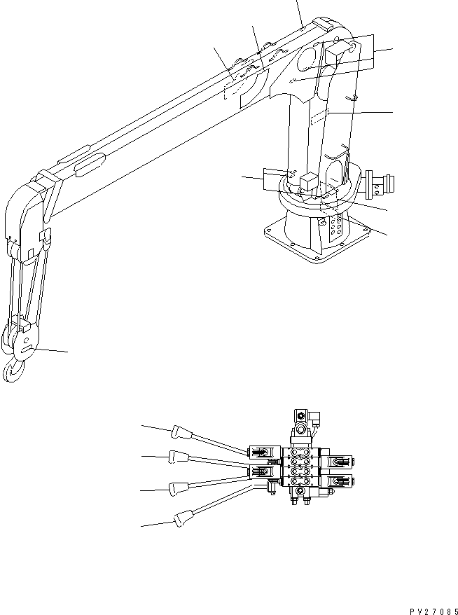 PLATE,INDICATOR UNC511695 KOMATSU