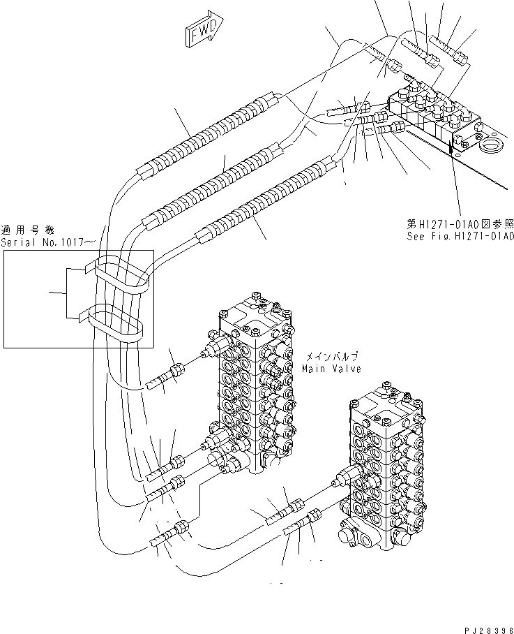 Шланг в сборе 8255-62-4890 KOMATSU
