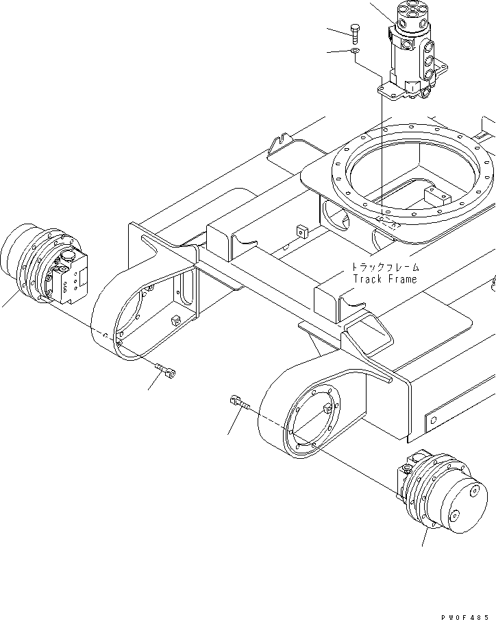 Поворотное соединение в сборе (10B-60-11150) KOMATSU
