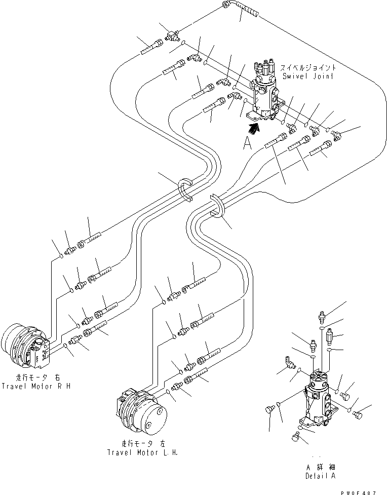 Ниппель 07238-10212 KOMATSU