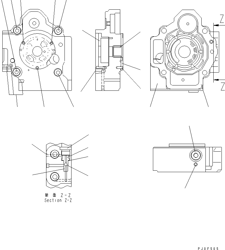 Крышка в сборе UC4100677401 KOMATSU