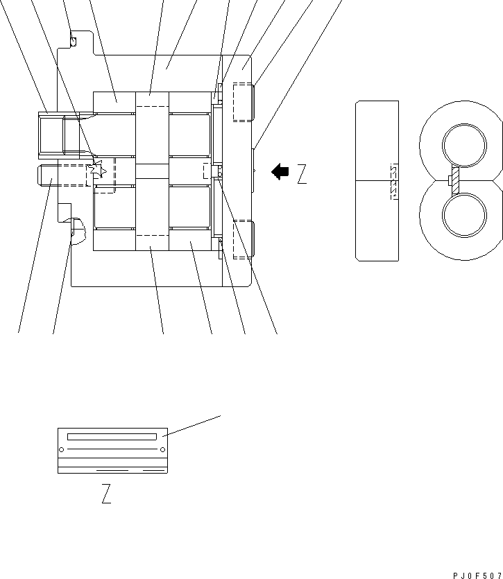 Картер UC1100511689 KOMATSU