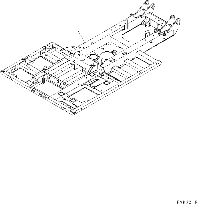 Рама 14S-46-11115 KOMATSU