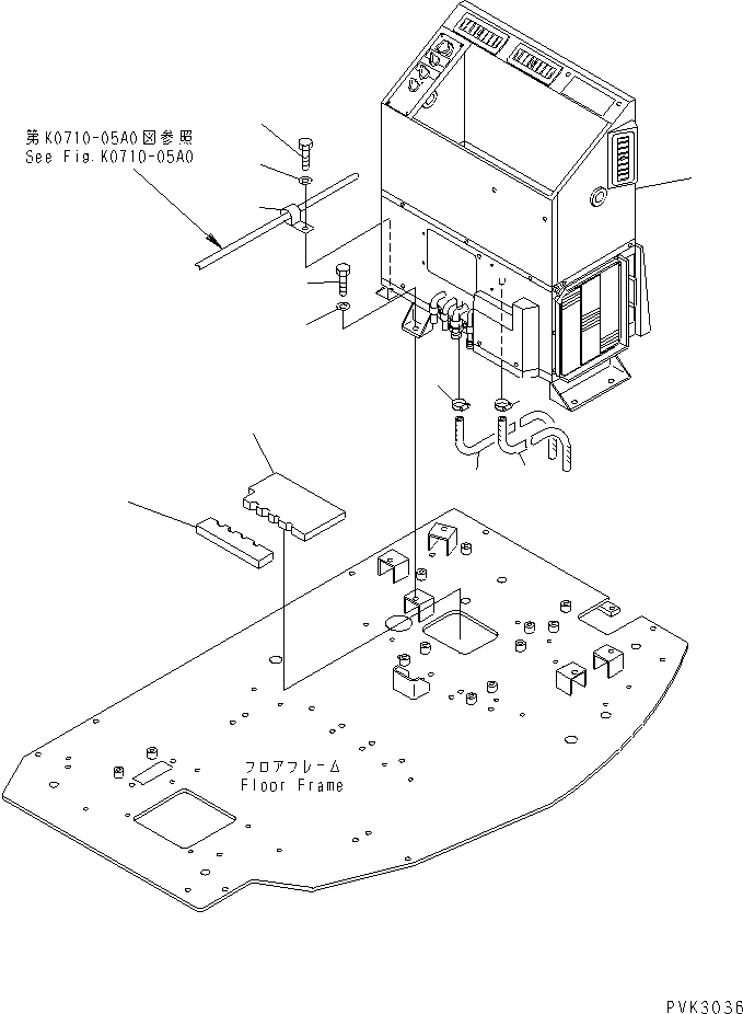 AIR CONDITIONER,(SEE FIG.K0710-51A0) (14S-979-1420) KOMATSU