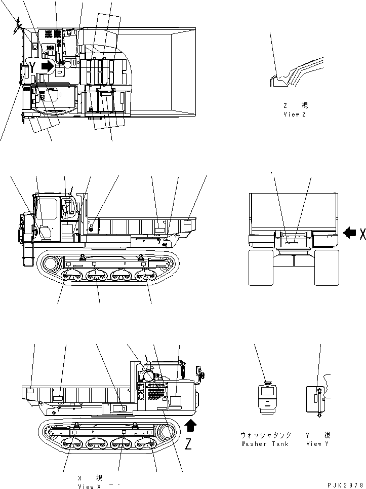 Табличка безопасности 09805-10100 KOMATSU