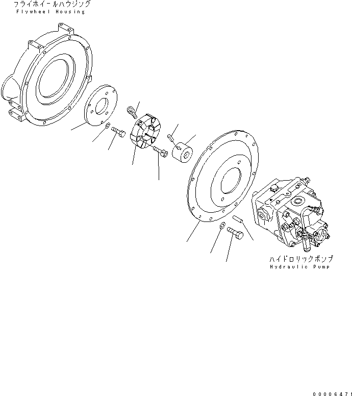 Крышка 10P-01-11110 KOMATSU