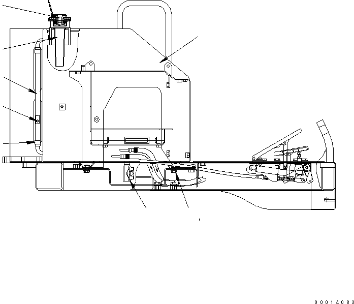 Бак 10P-04-11111 KOMATSU