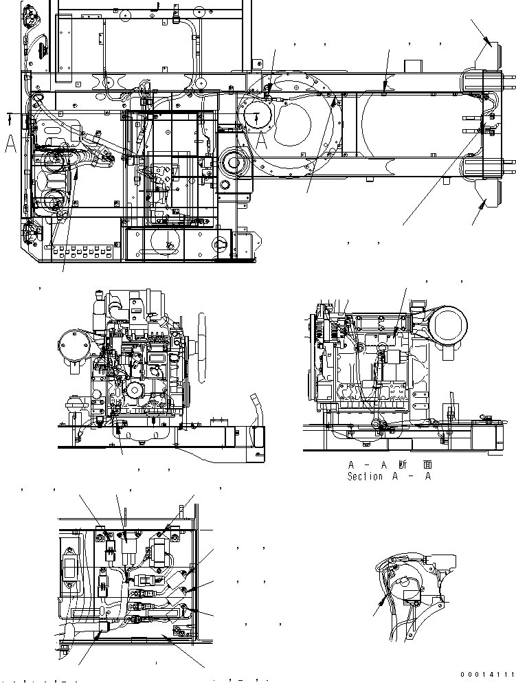 Крышка 10P-06-11240 KOMATSU