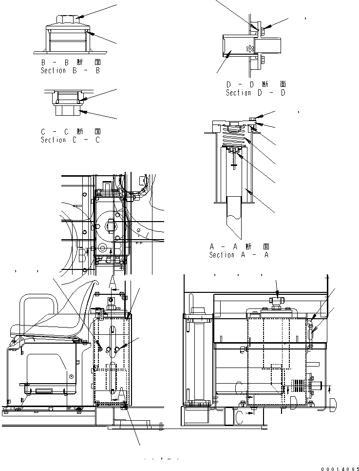 Бак 10P-60-11172 KOMATSU