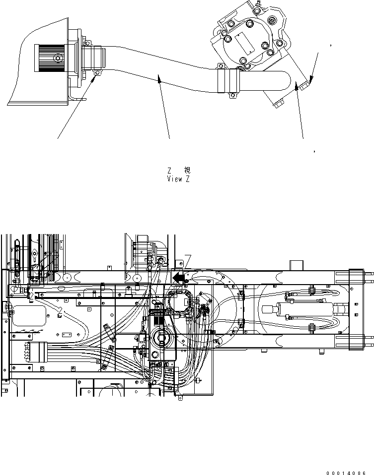 Шланг 10P-62-11310 KOMATSU