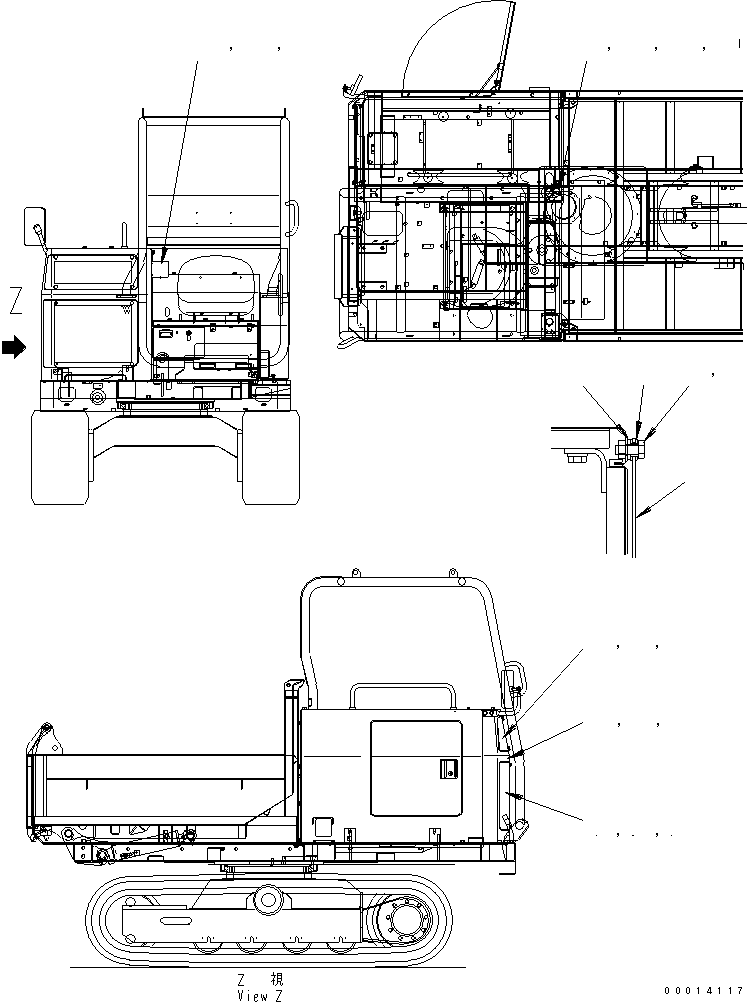 Крышка 10P-54-11680 KOMATSU