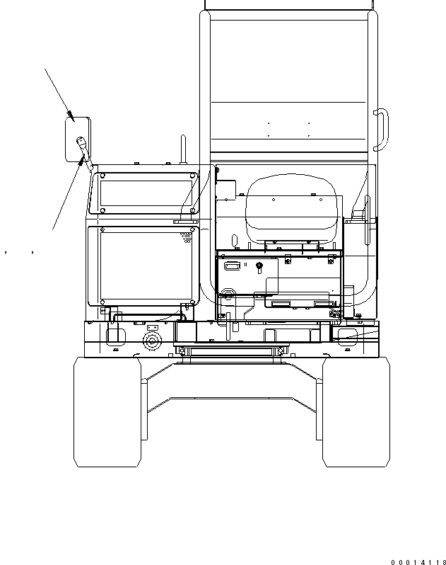 Распорка 10P-54-11372 KOMATSU
