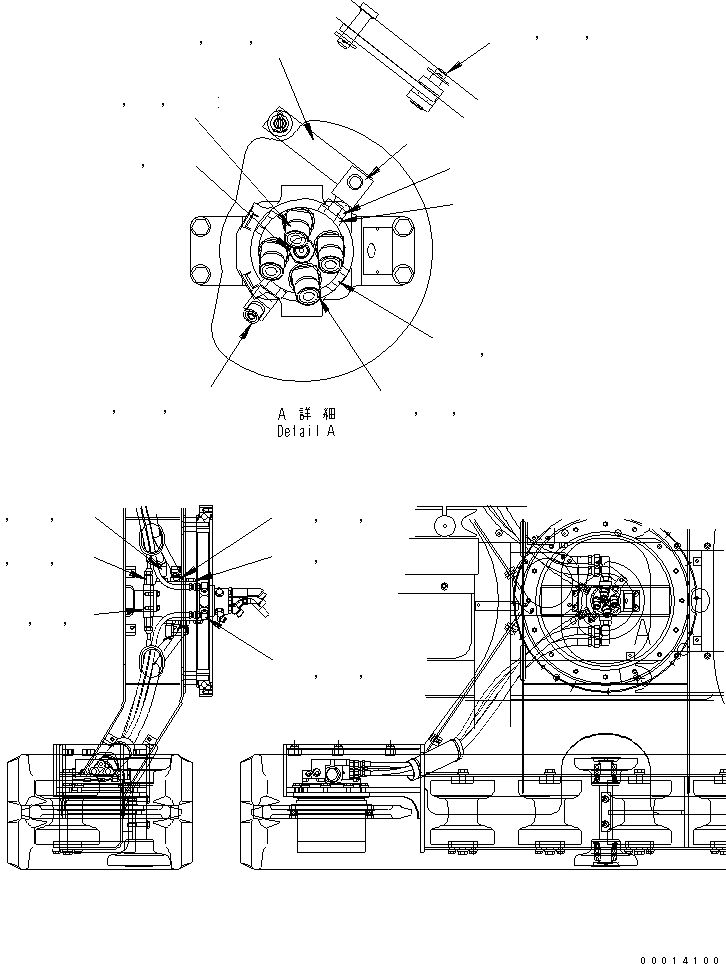 Вилка карданная 10P-62-11280 KOMATSU