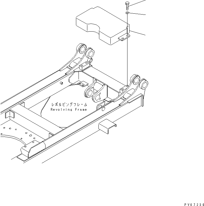 COUNTER WEIGHT 10S-46-21510 KOMATSU