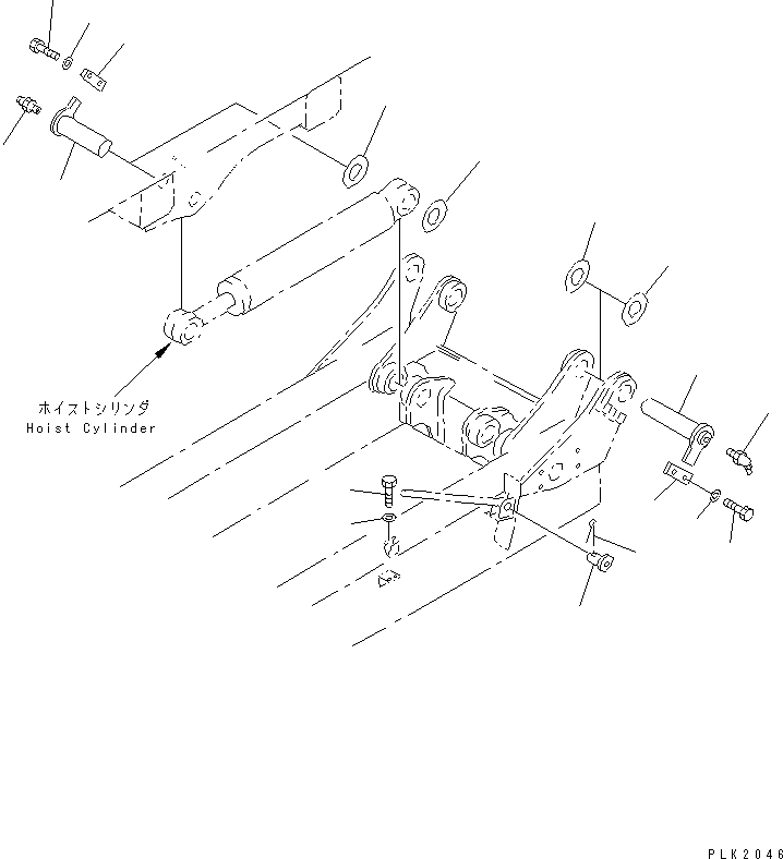 Палец 107-71-12260 KOMATSU