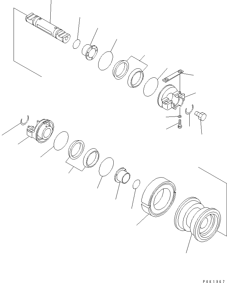 ROLLER (WELDED) 13S-30-12160 KOMATSU