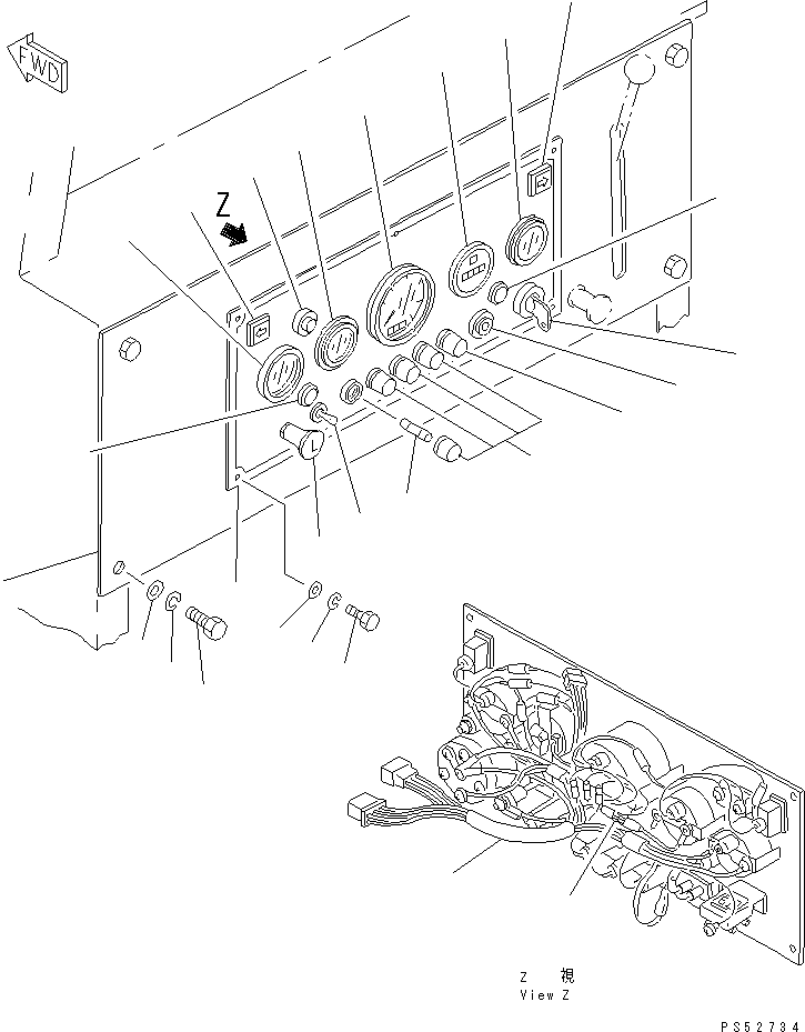 SWITCH,LIGHTING 0-5410-02001 KOMATSU