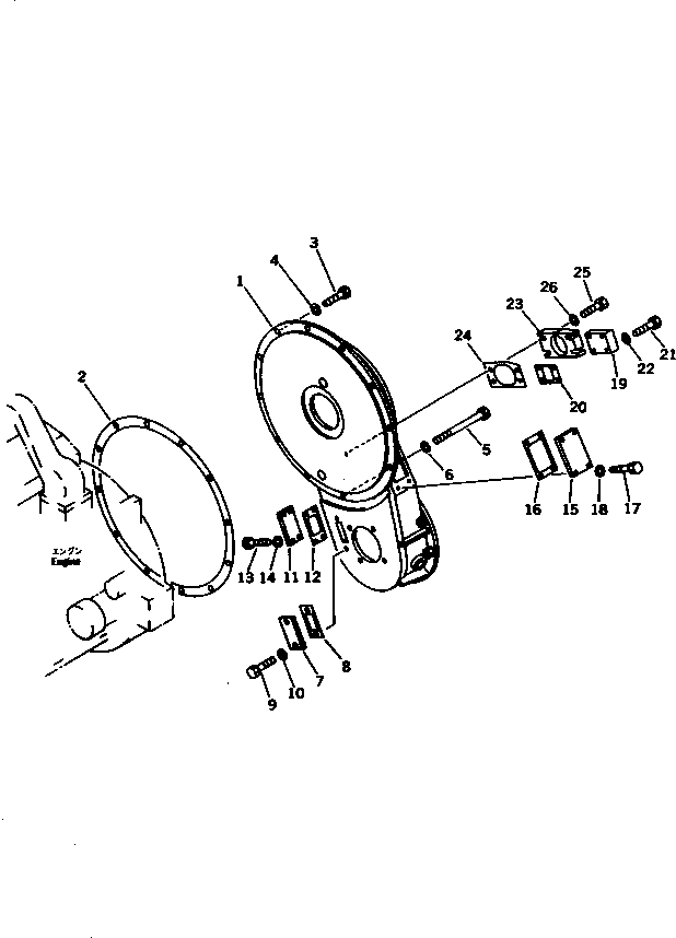 Прокладка 277-19-11231 KOMATSU