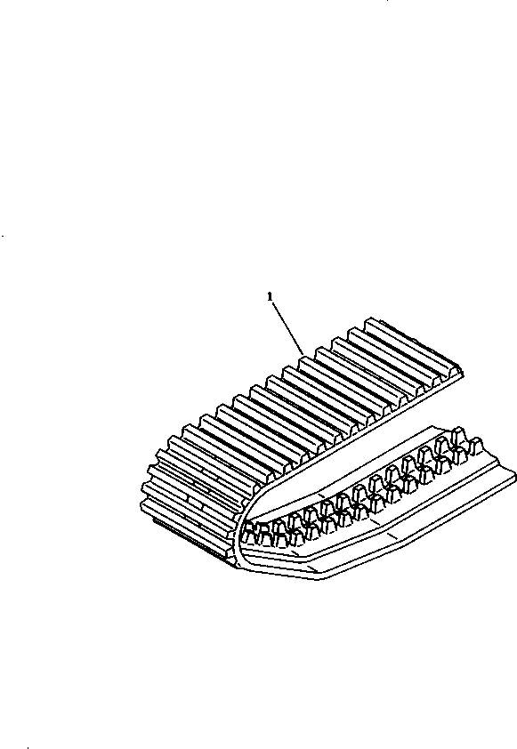 TRACK RUBBER 1-16310-1110 KOMATSU