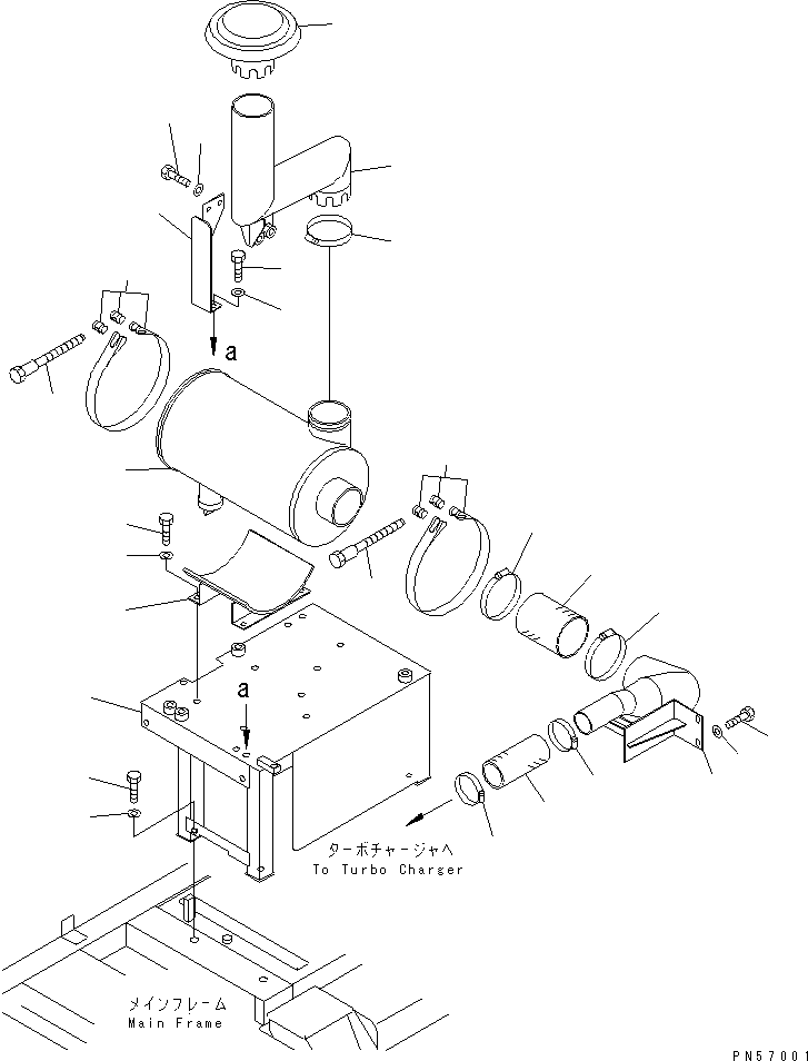 DUCT,AIR 277-01-53121 KOMATSU