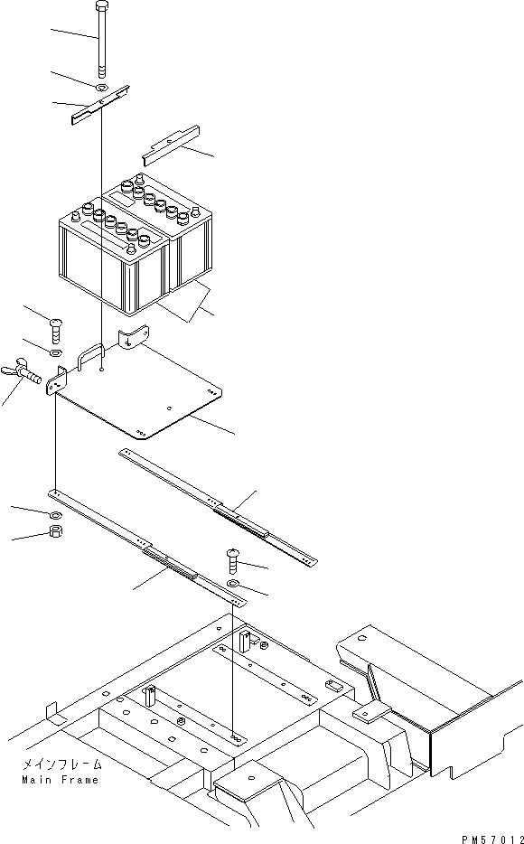 RAIL,SLIDE 277-06-54440 KOMATSU