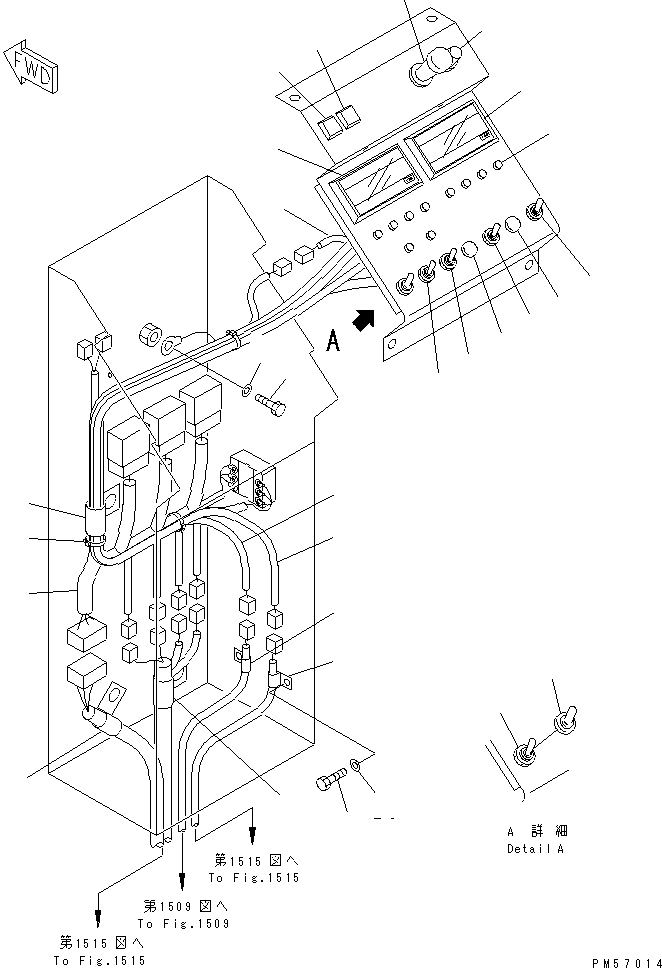 METER,CHASSIS SPEED 277-06-51170 KOMATSU