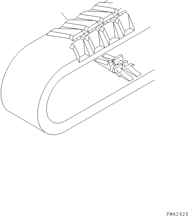 SHOE,RUBBER 21Y-32-15110 KOMATSU