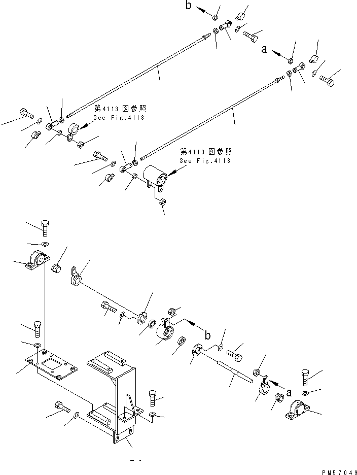 Кронштейн 277-43-52271 KOMATSU