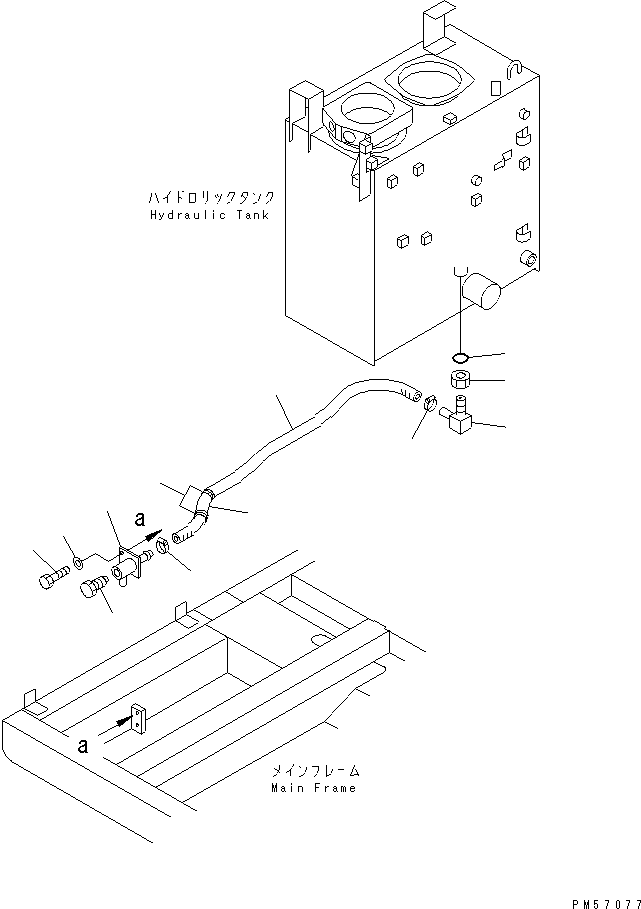 Шланг 277-60-54130 KOMATSU
