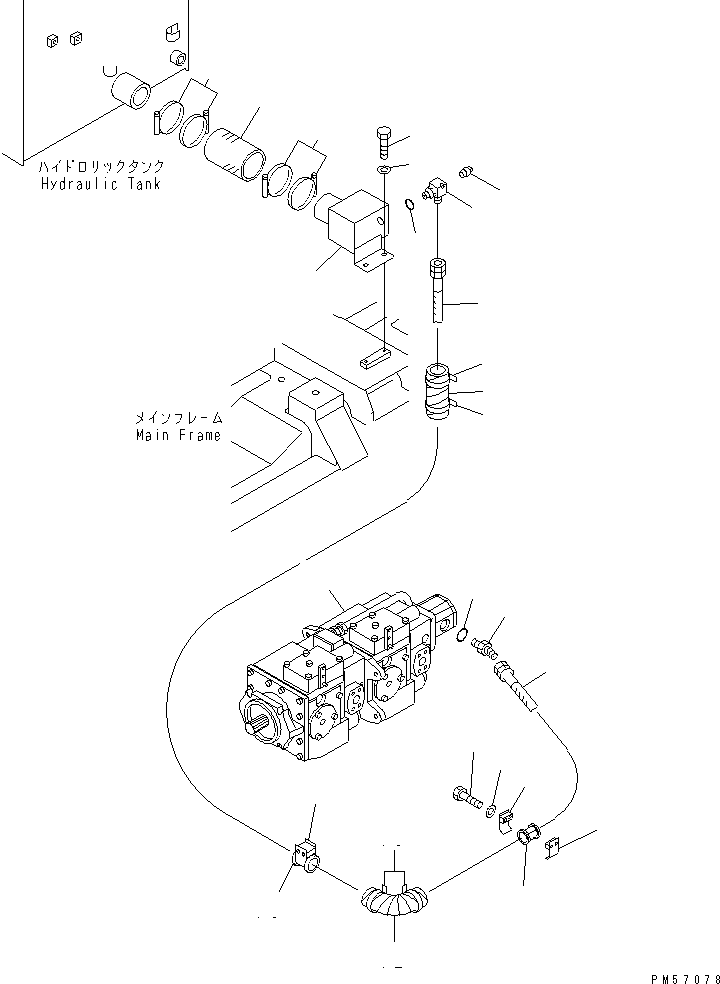 Угольник 07235-51234 KOMATSU