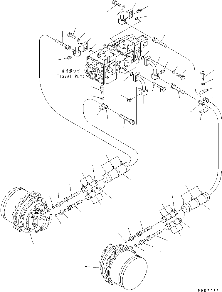 Трубка 277-60-56210 KOMATSU