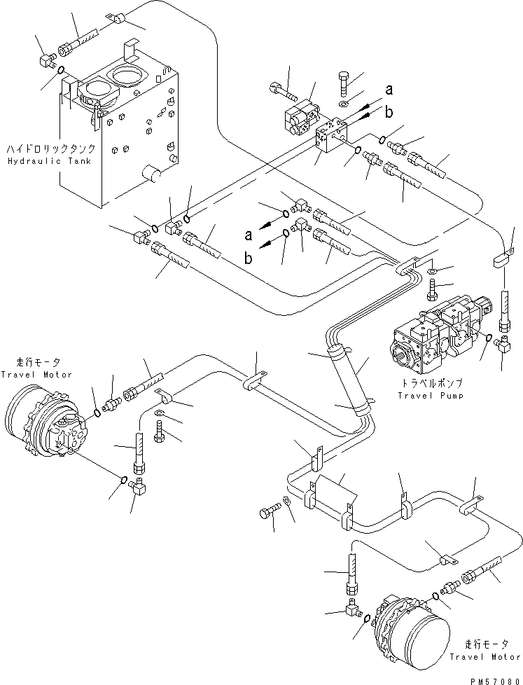 Шланг 07108-20237 KOMATSU